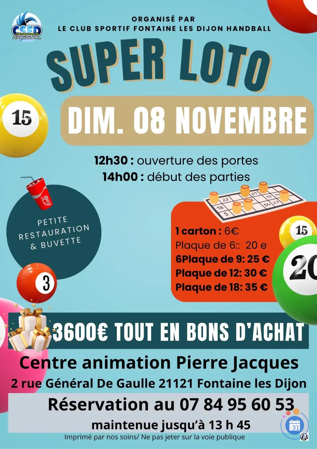Image Super Loto CSFD Handball (photo 1)