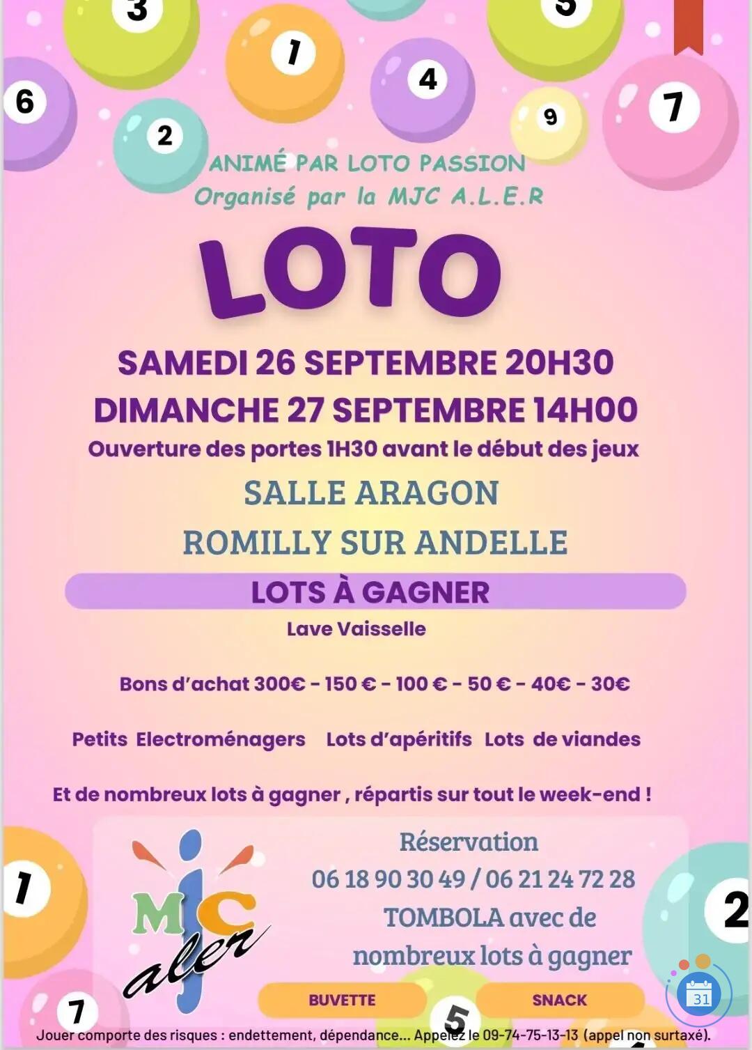 Image LOTO DE LA MJC ALER (photo 1)