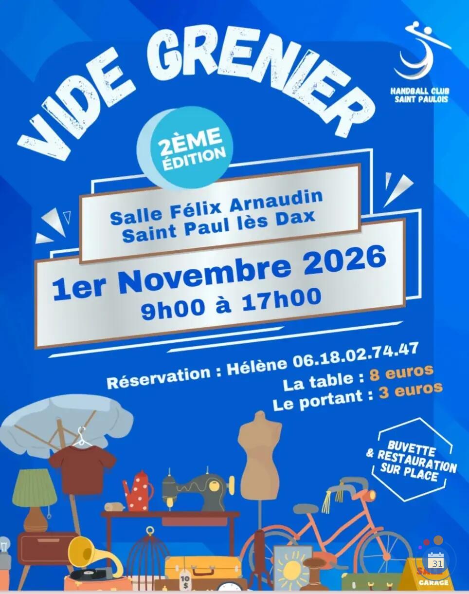 Image VIDE GRENIER DU HBC SAINT PAULOIS (photo 1)