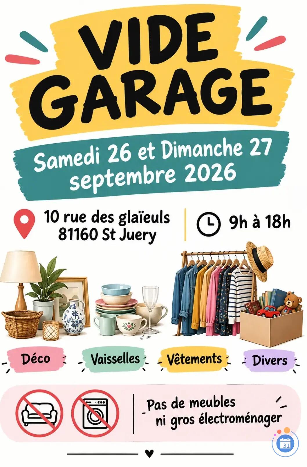Image Vide garage (photo 1)