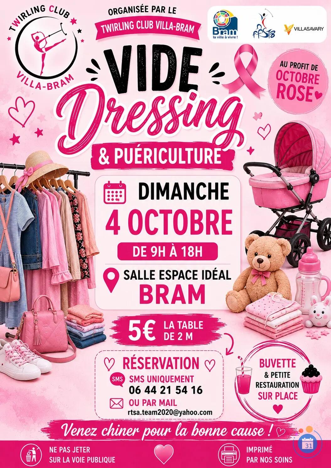 Image Vide dressing puériculture « Octobre Rose » (photo 1)