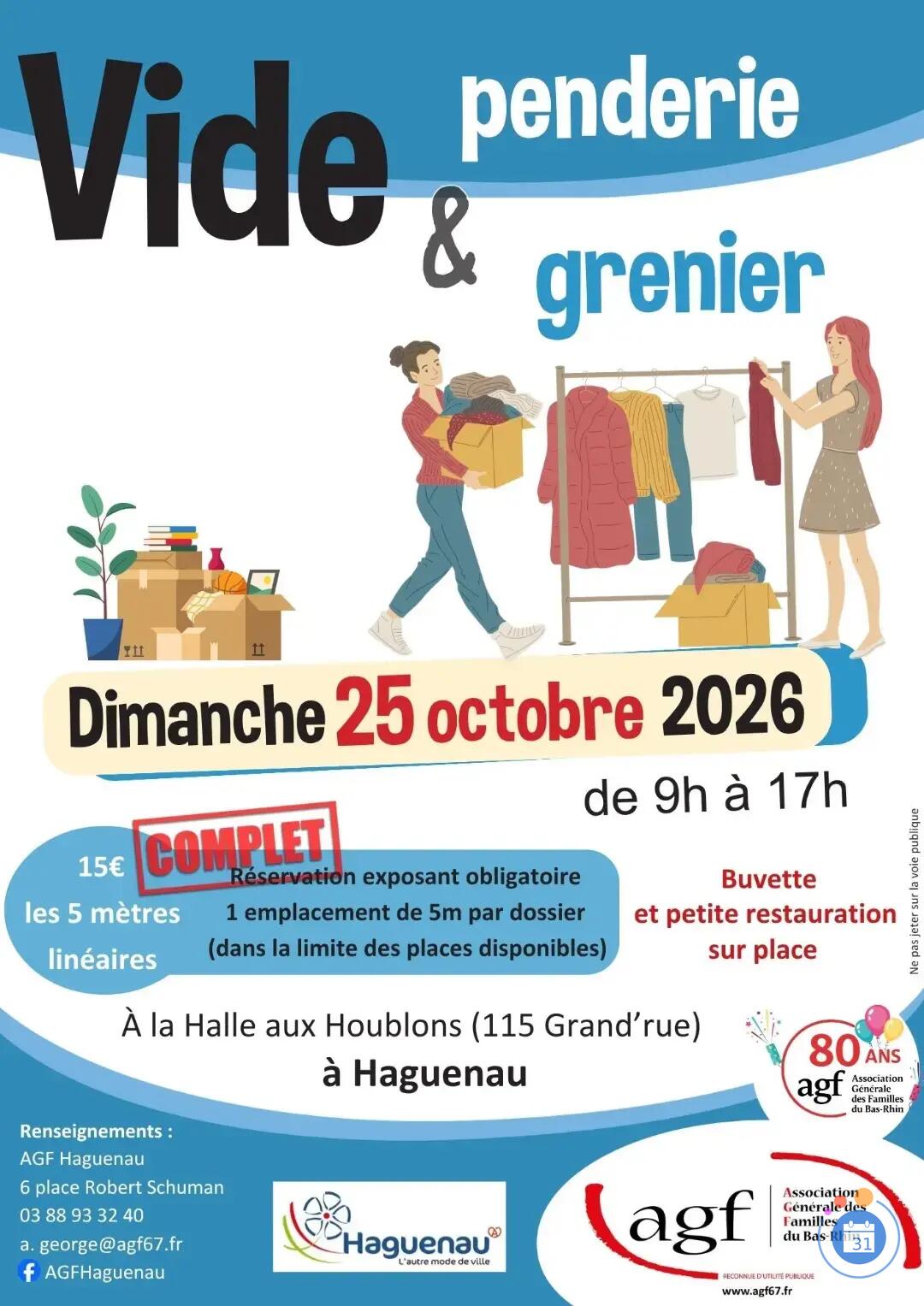 Image Grand vide grenier marché aux puces vide dressing (photo 1)