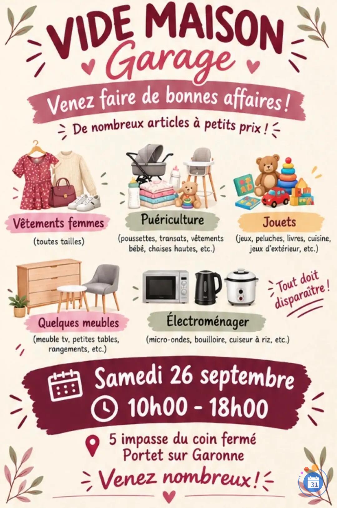 Image Vide maison garage (photo 1)