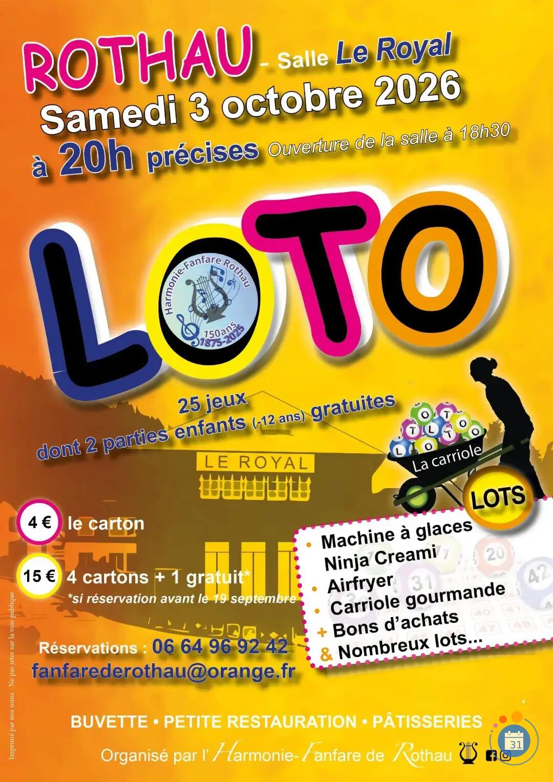 Image Loto de la fanfare de Rothau (photo 1)