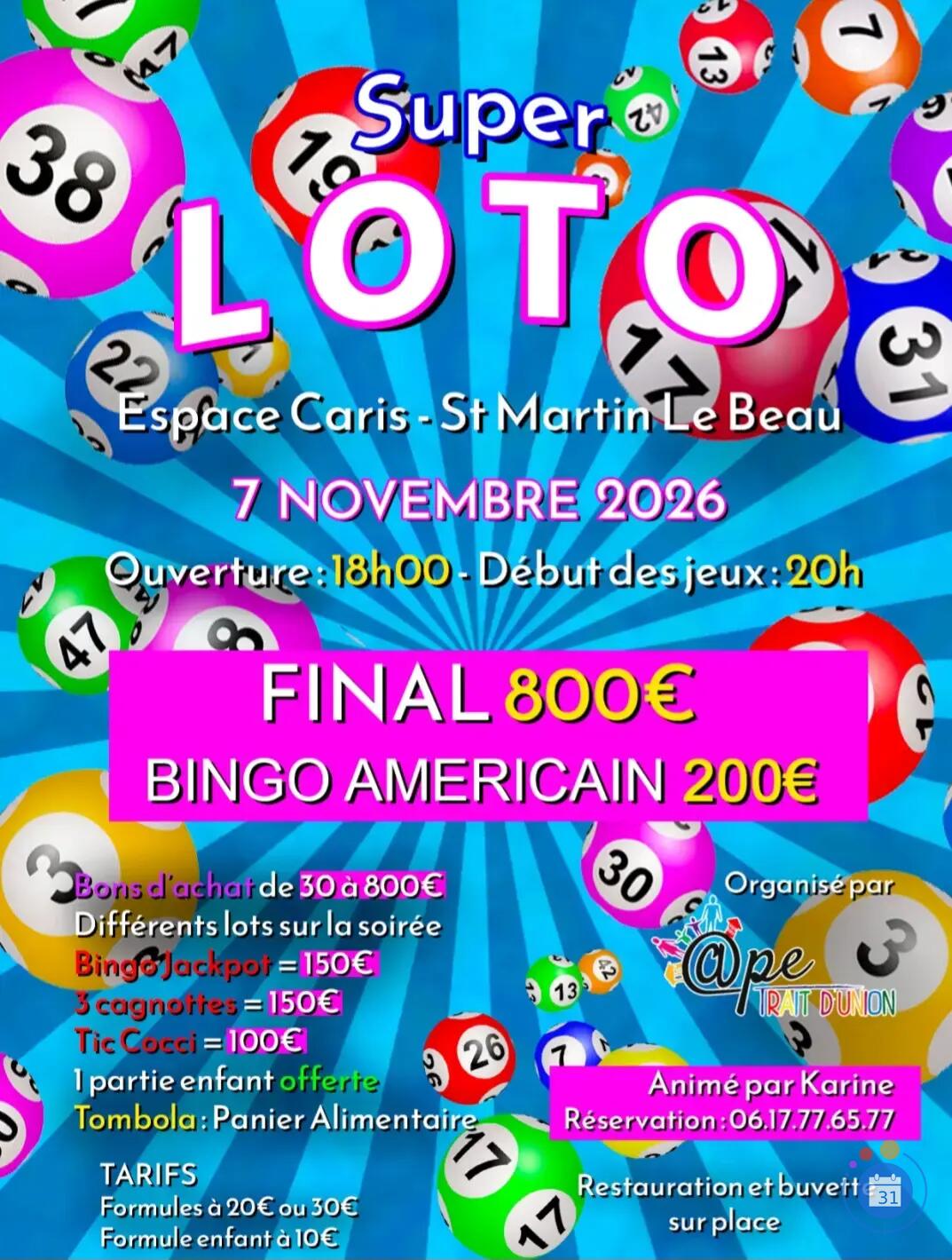 Image LOTO APE TRAIT D’UNION ANIMÉ PAR KARINE (photo 1)
