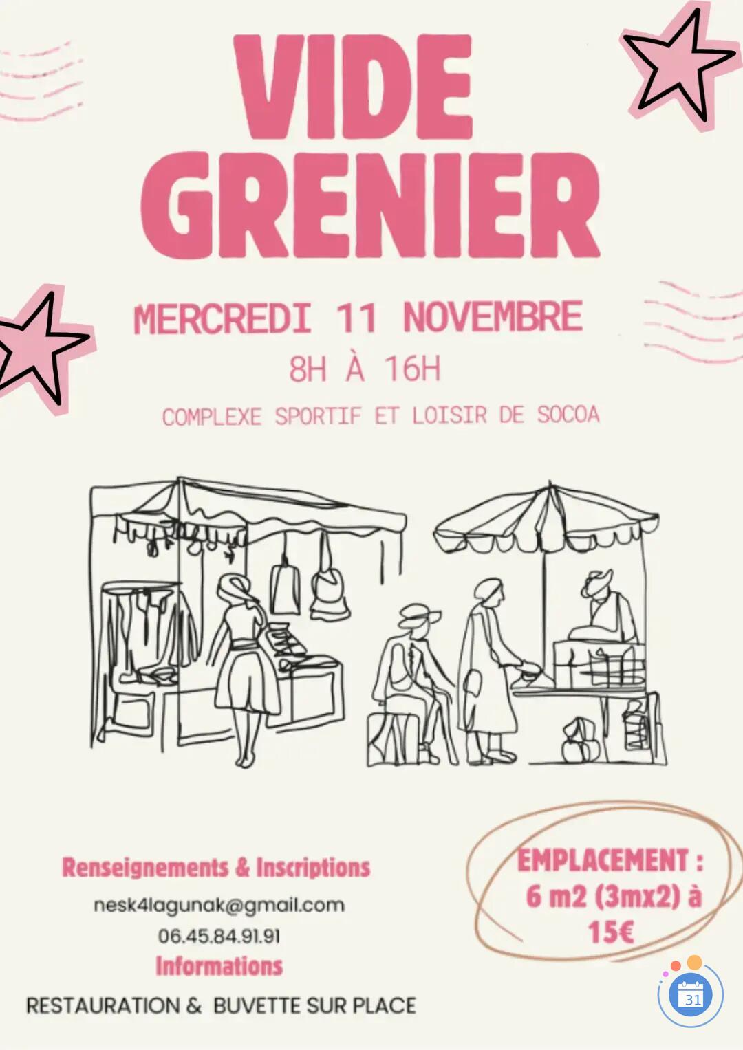 Image Vide grenier - Nesk'4Lagunak (photo 1)