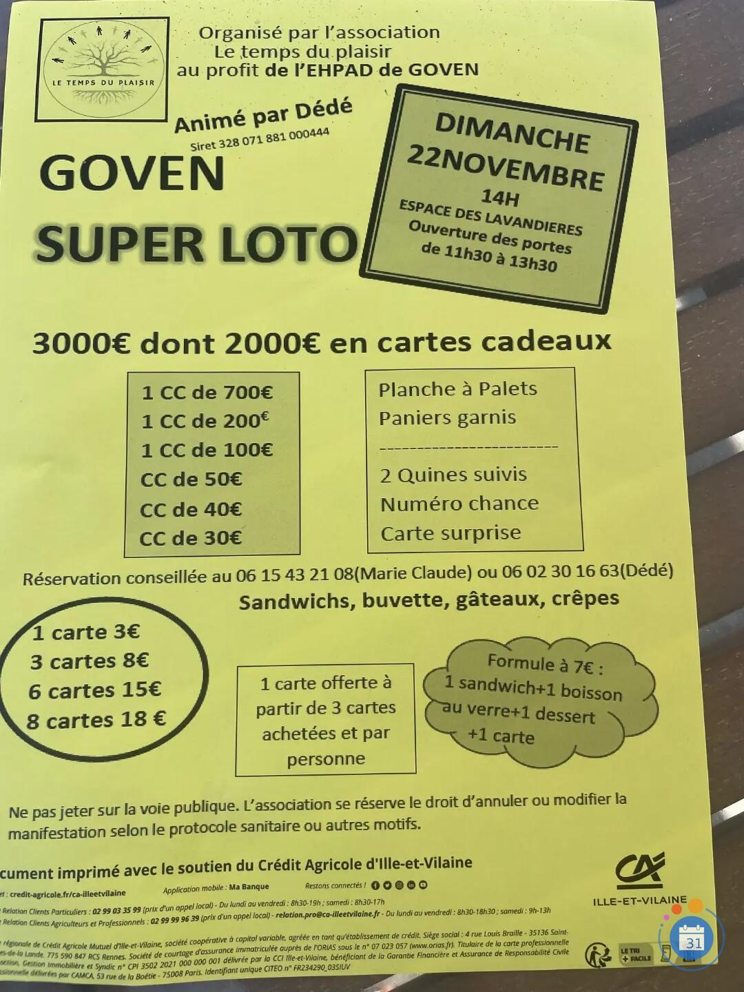Flyer loto
