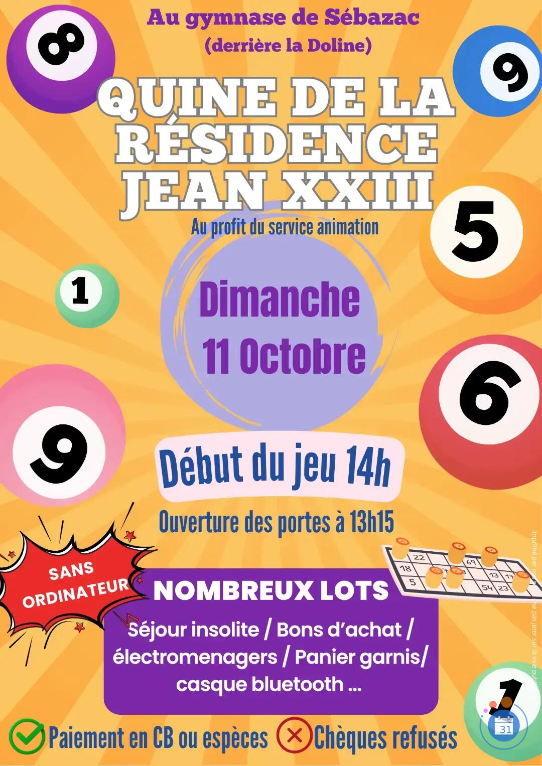 Image Quine de l'EHPAD Jean XXIII (photo 1)