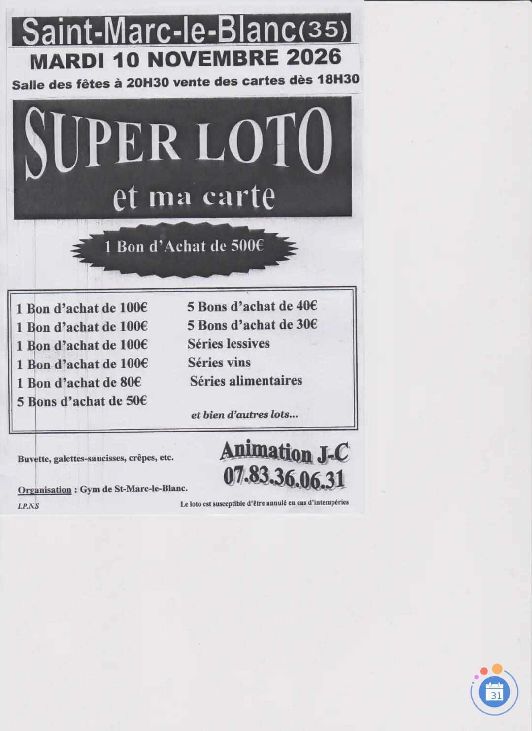 Flyer super loto
