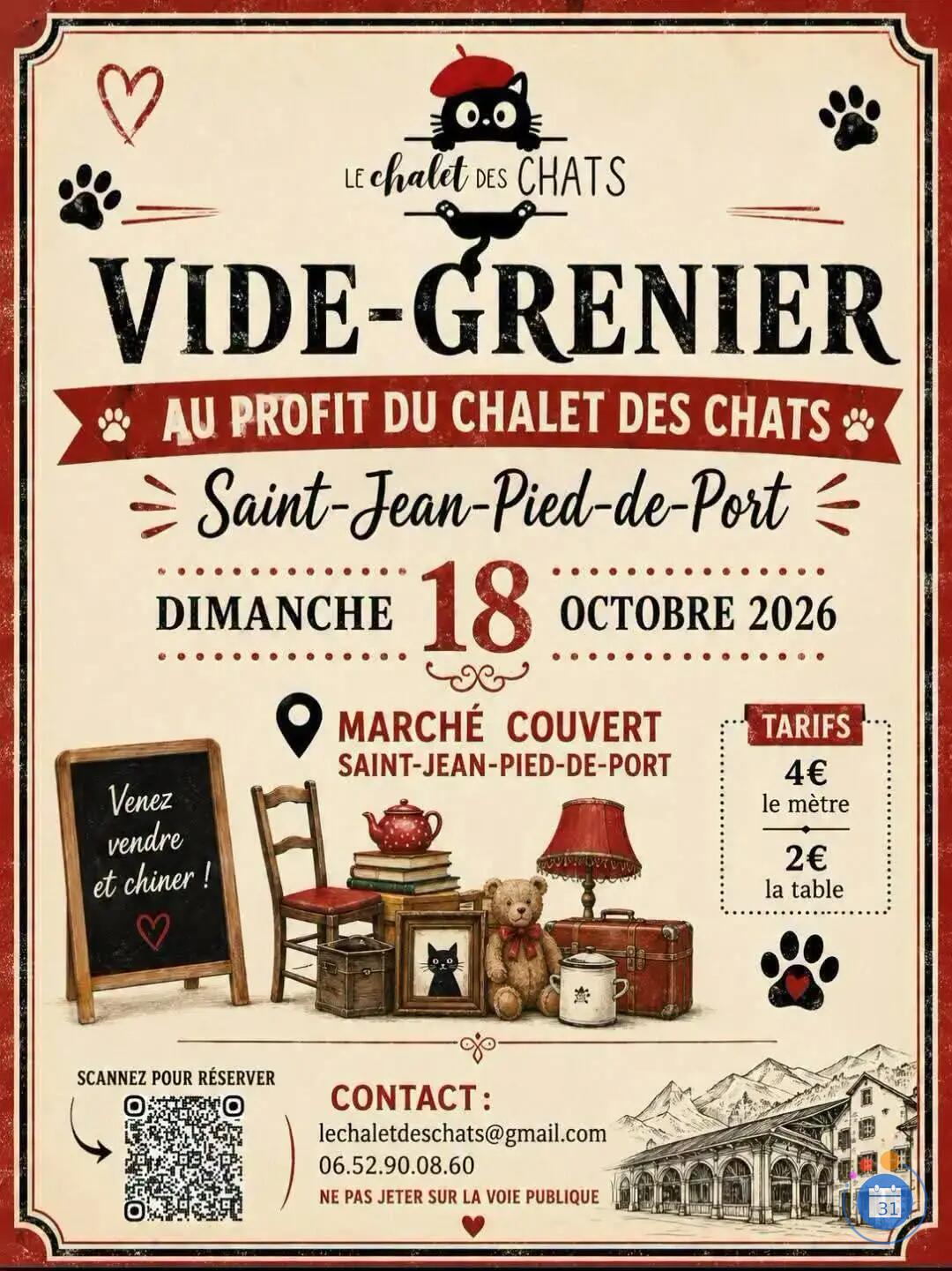 Image Vide Grenier Association Le Chalet des Chats (photo 1)
