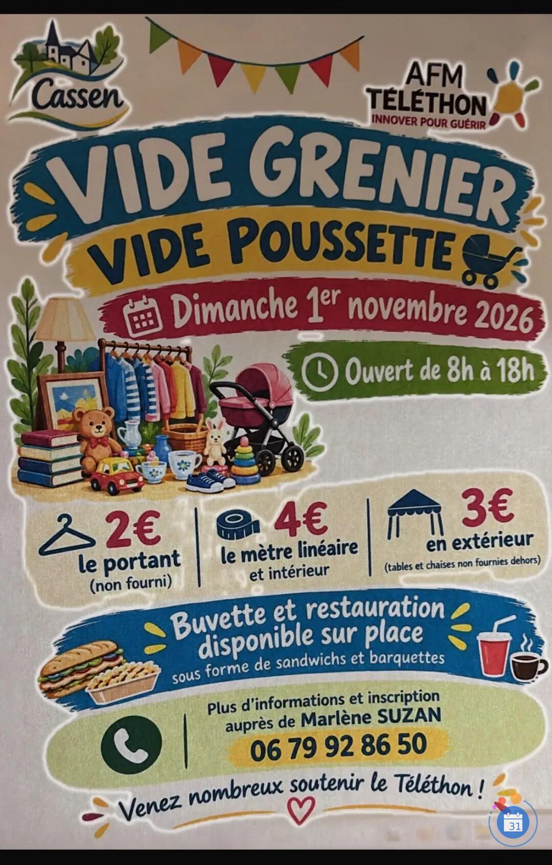 Image Vide grenier et poussette (photo 1)
