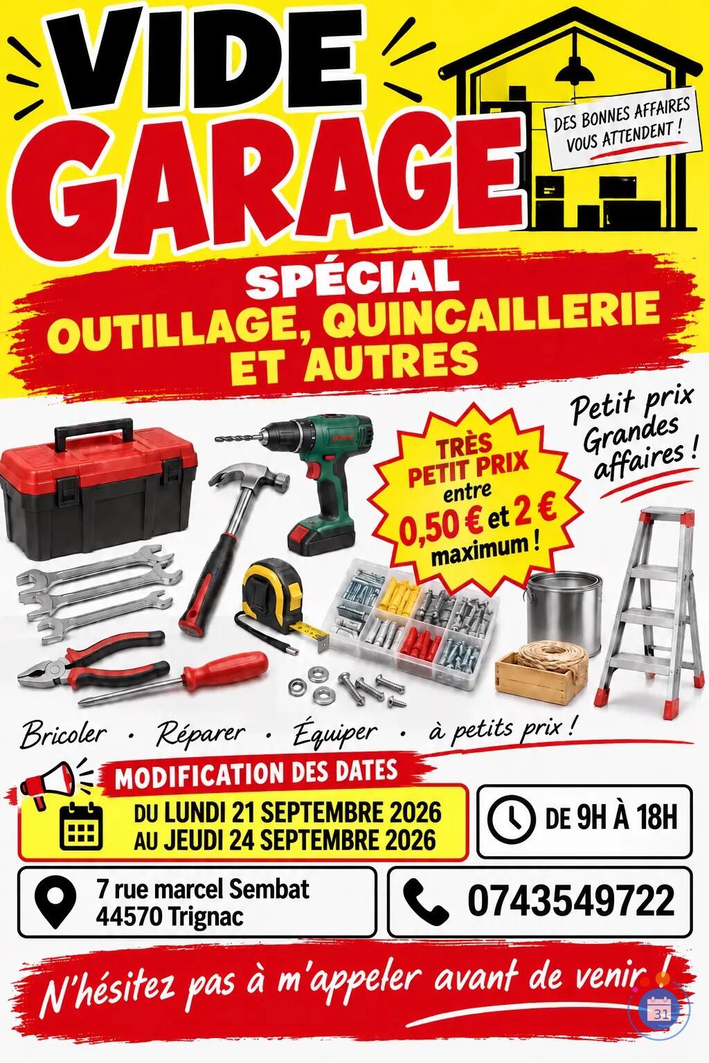 Image Vide garage (photo 1)