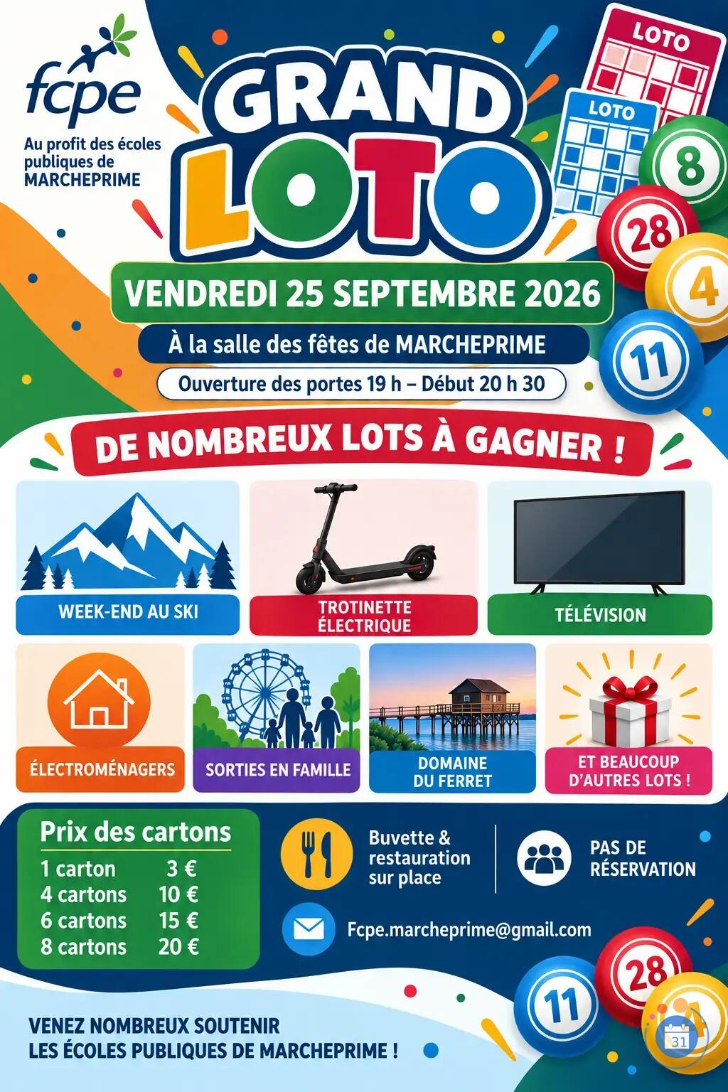 Image Loto association des parents d'élèves FCPE (photo 1)