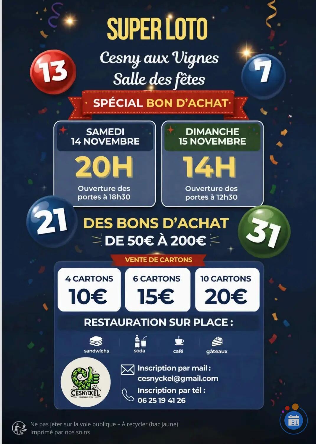 Flyer Super loto