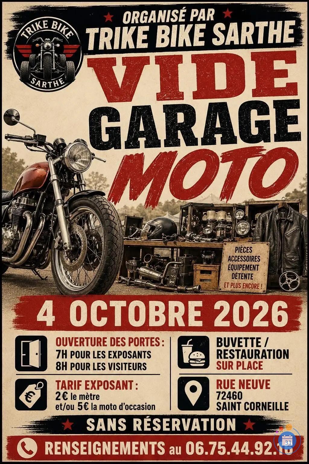 Image Vide garage moto (photo 1)