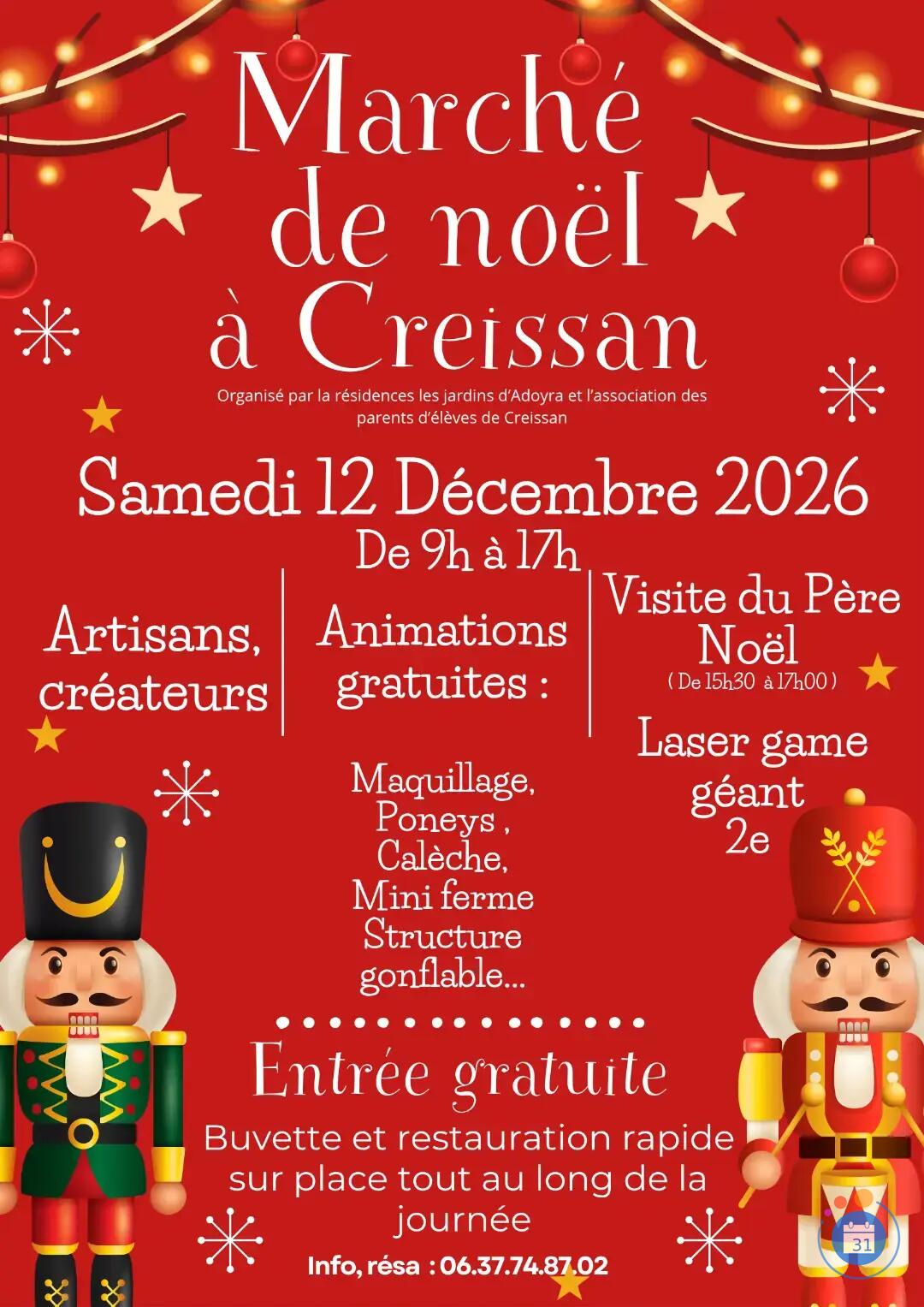 Image Marché de Noël de Creissan (photo 1)