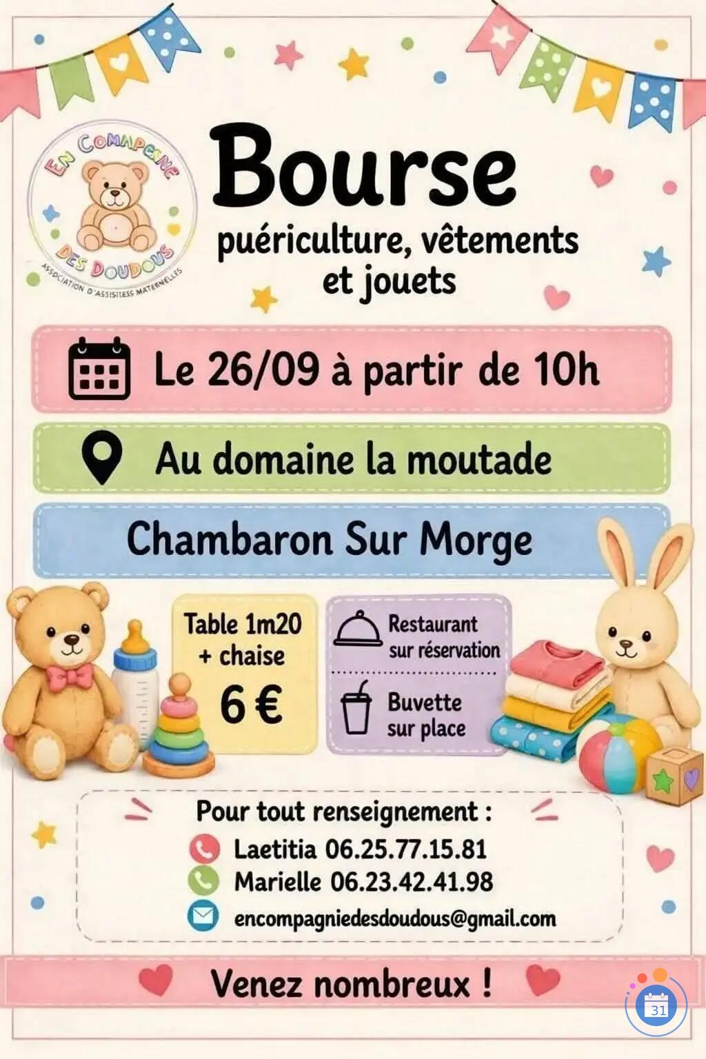 Image Bourse puériculture , vêtements et jouets (photo 1)