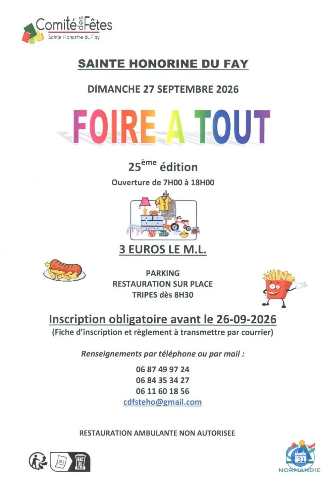 Image 25ème Foire à Tout (photo 1)
