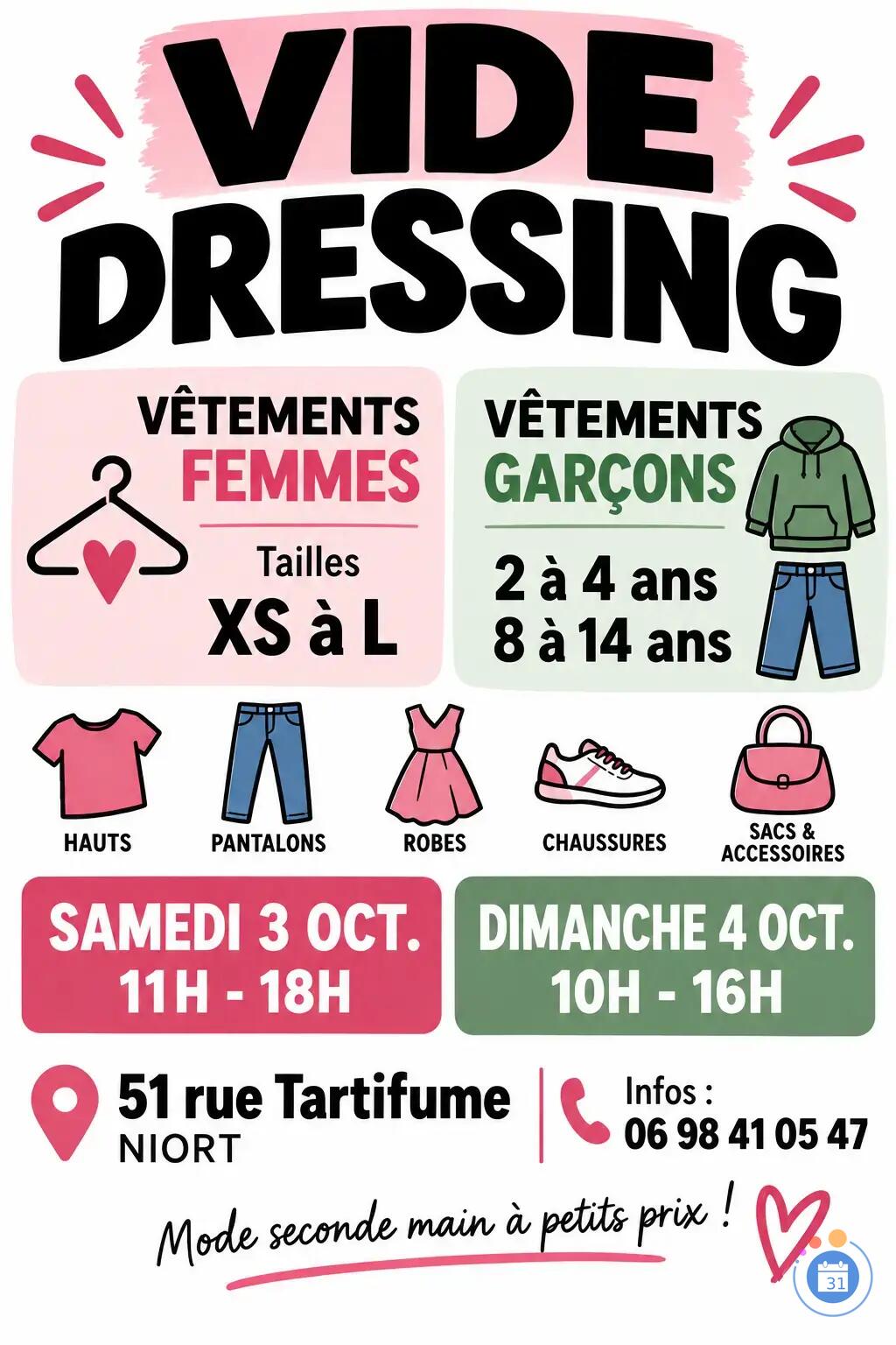 Image Vide Dressing Femme et Enfant (photo 1)