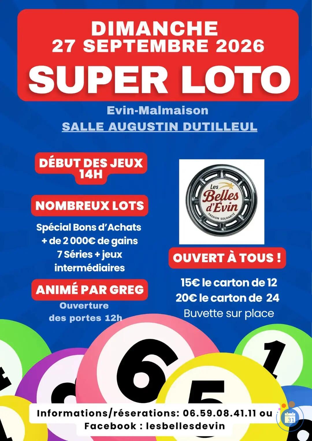 Image Loto les belles d'evin 7 séries (photo 1)