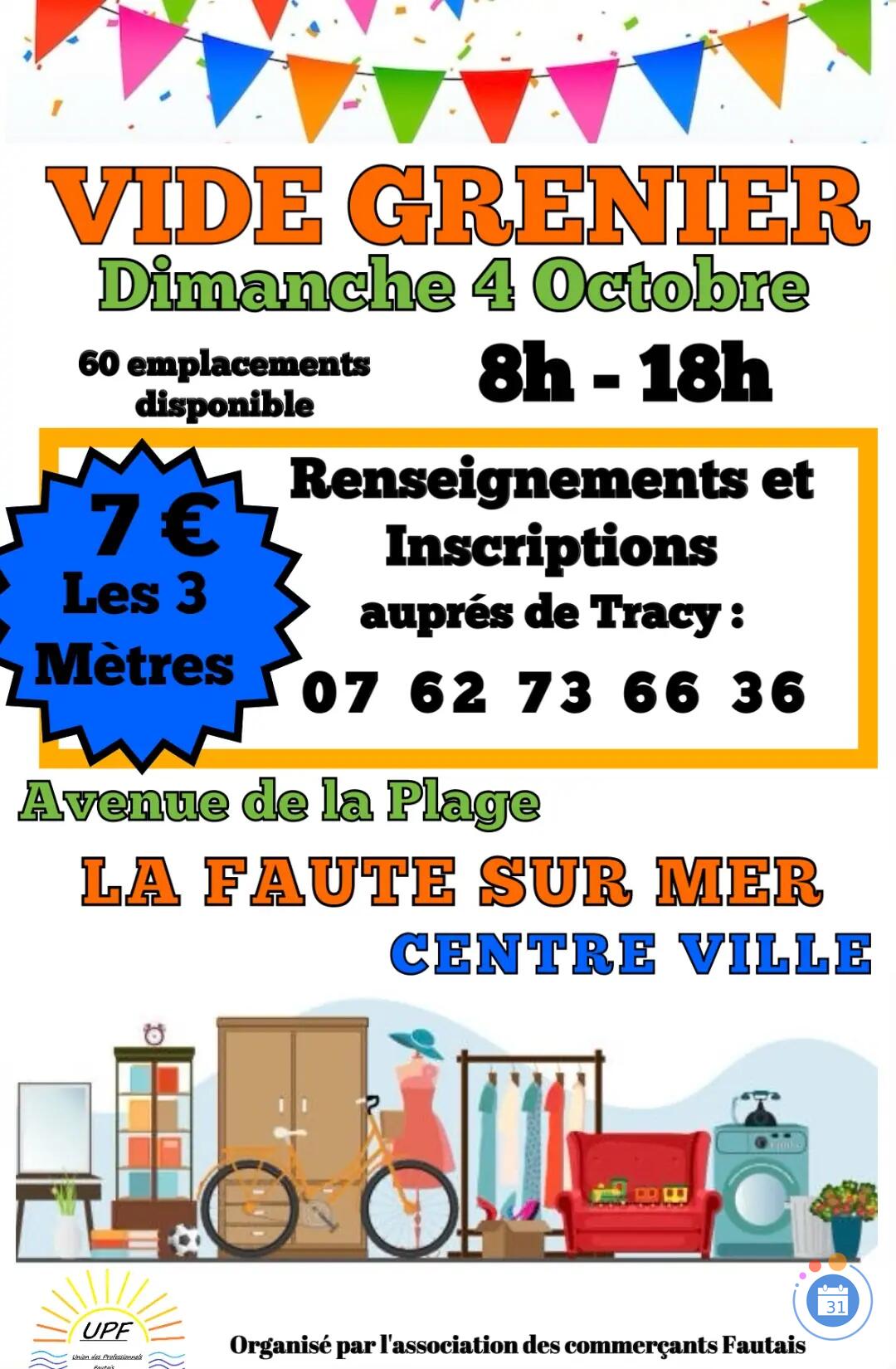Image Vide Grenier La Faute Sur Mer (photo 1)