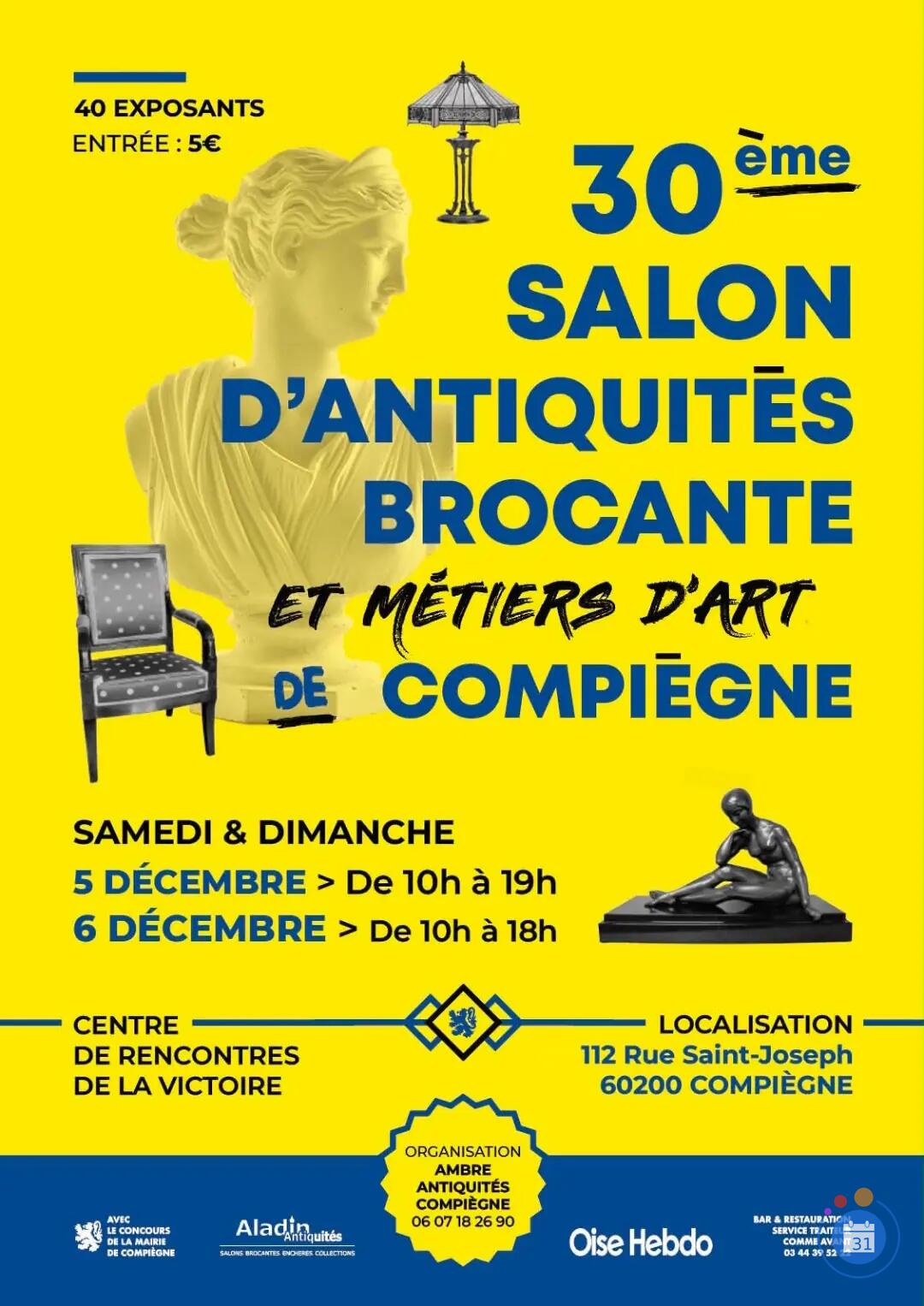 Image Salon antiquités-brocante et métiers d’arts de Compiègne (photo 1)