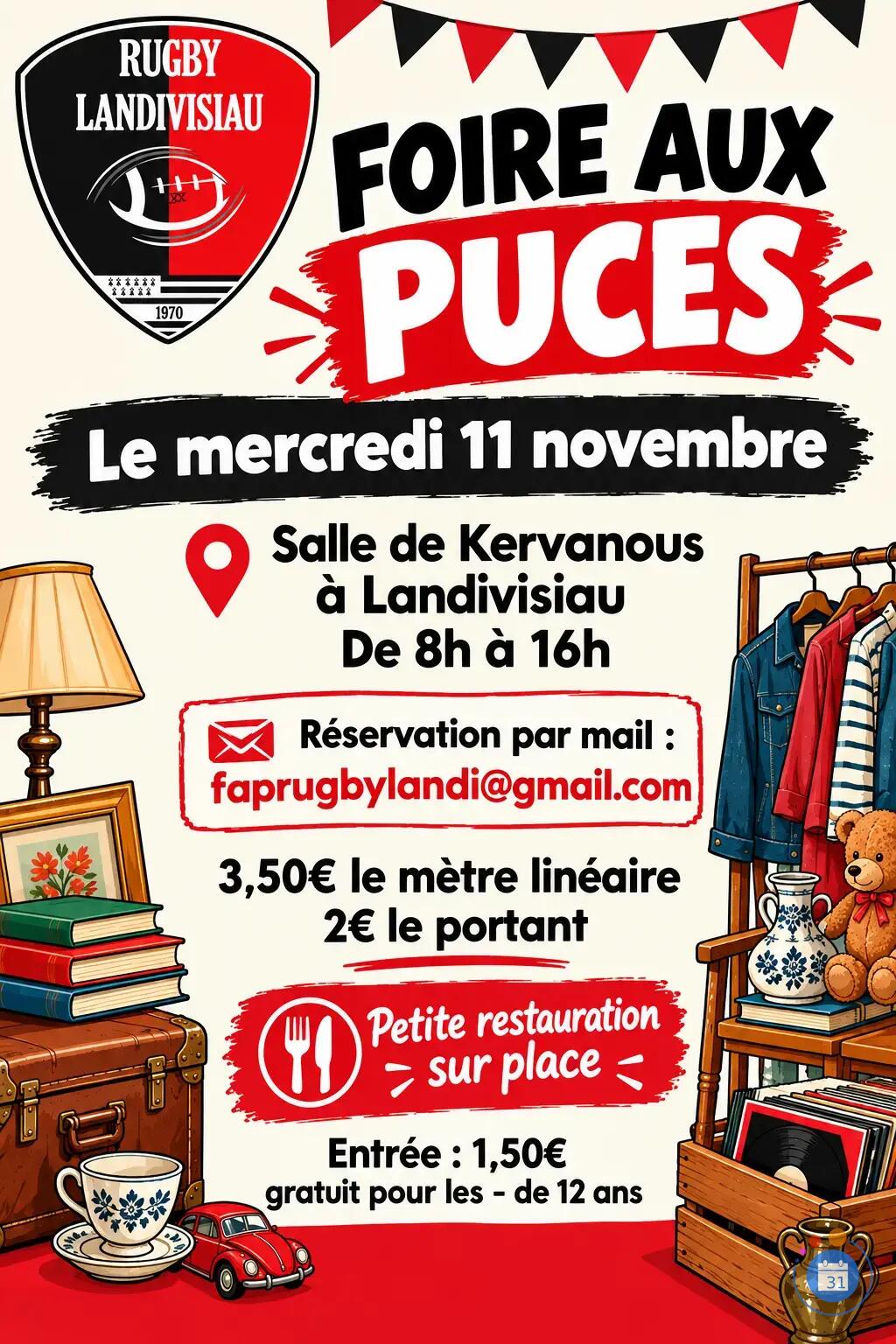 Image Foire aux puce du Rugby Landivisiau (photo 1)
