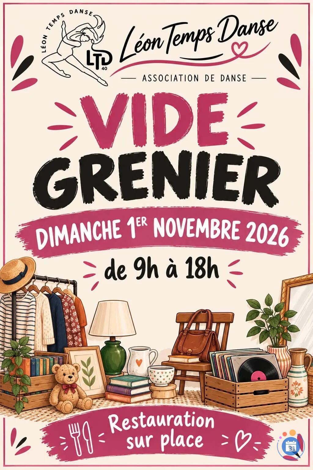 Image Vide grenier Léon temps danse (photo 1)
