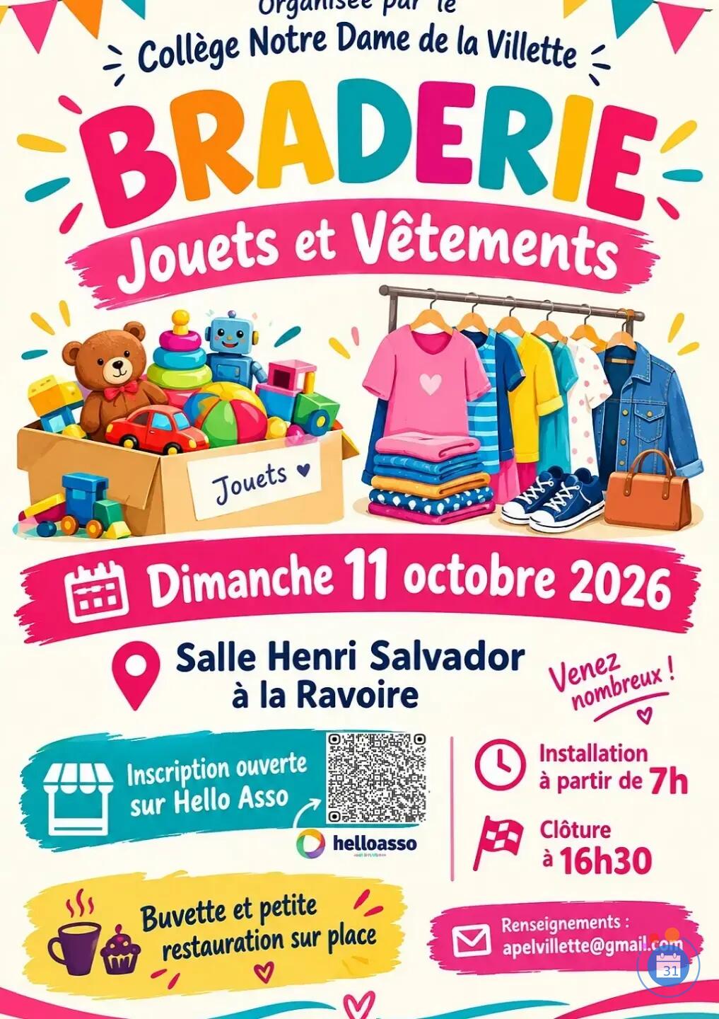 Image BRADERIE ENFANTS ET VETEMENTS (photo 1)