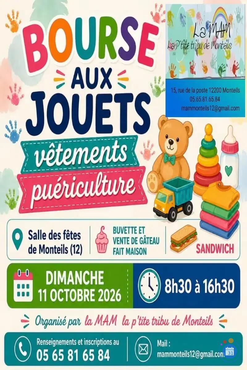 Image Bourse aux jouets, vêtements et puériculture (photo 1)