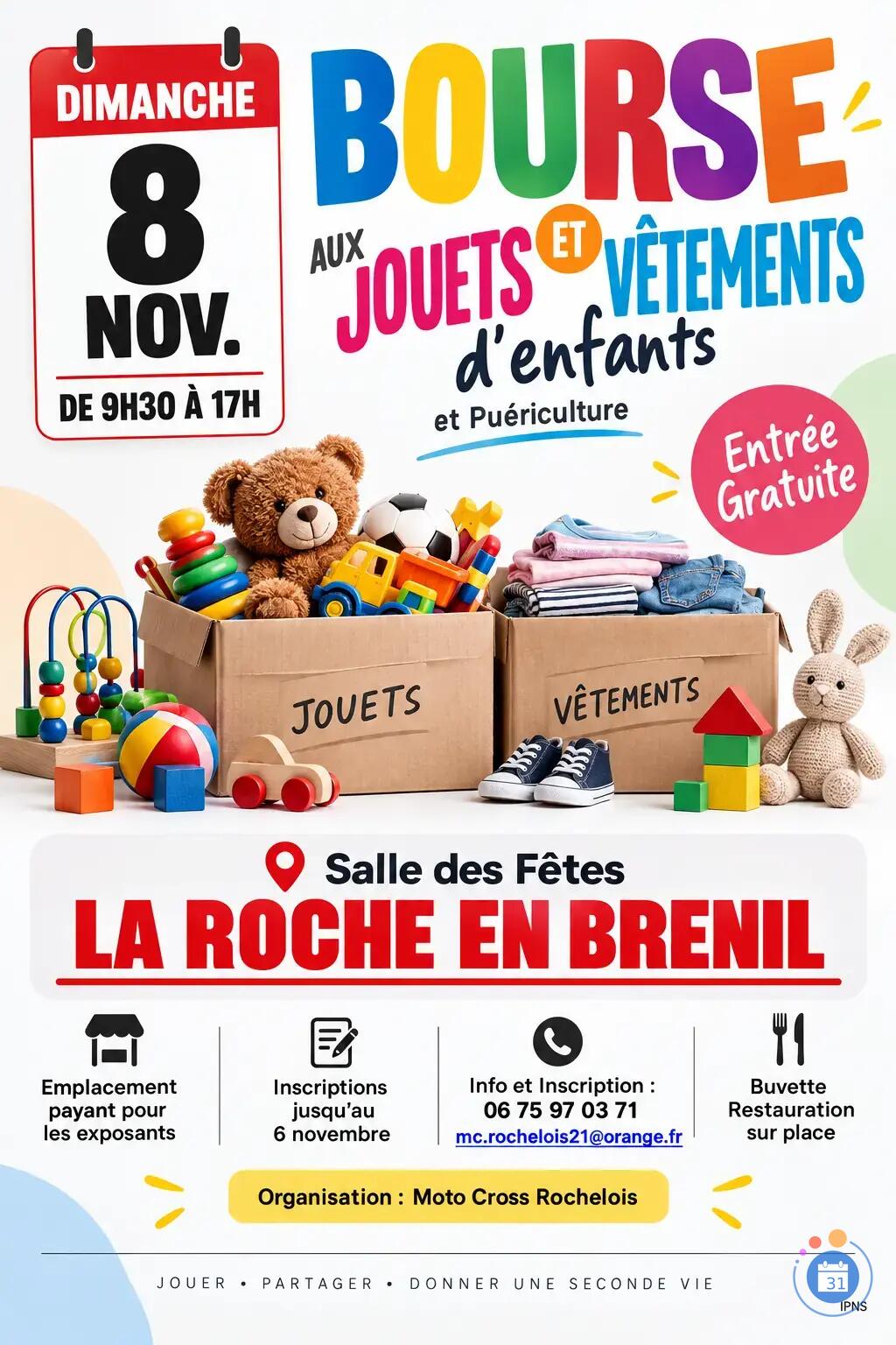Image Bourse aux Jouets-Vêtements d'Enfants et puériculture (photo 1)