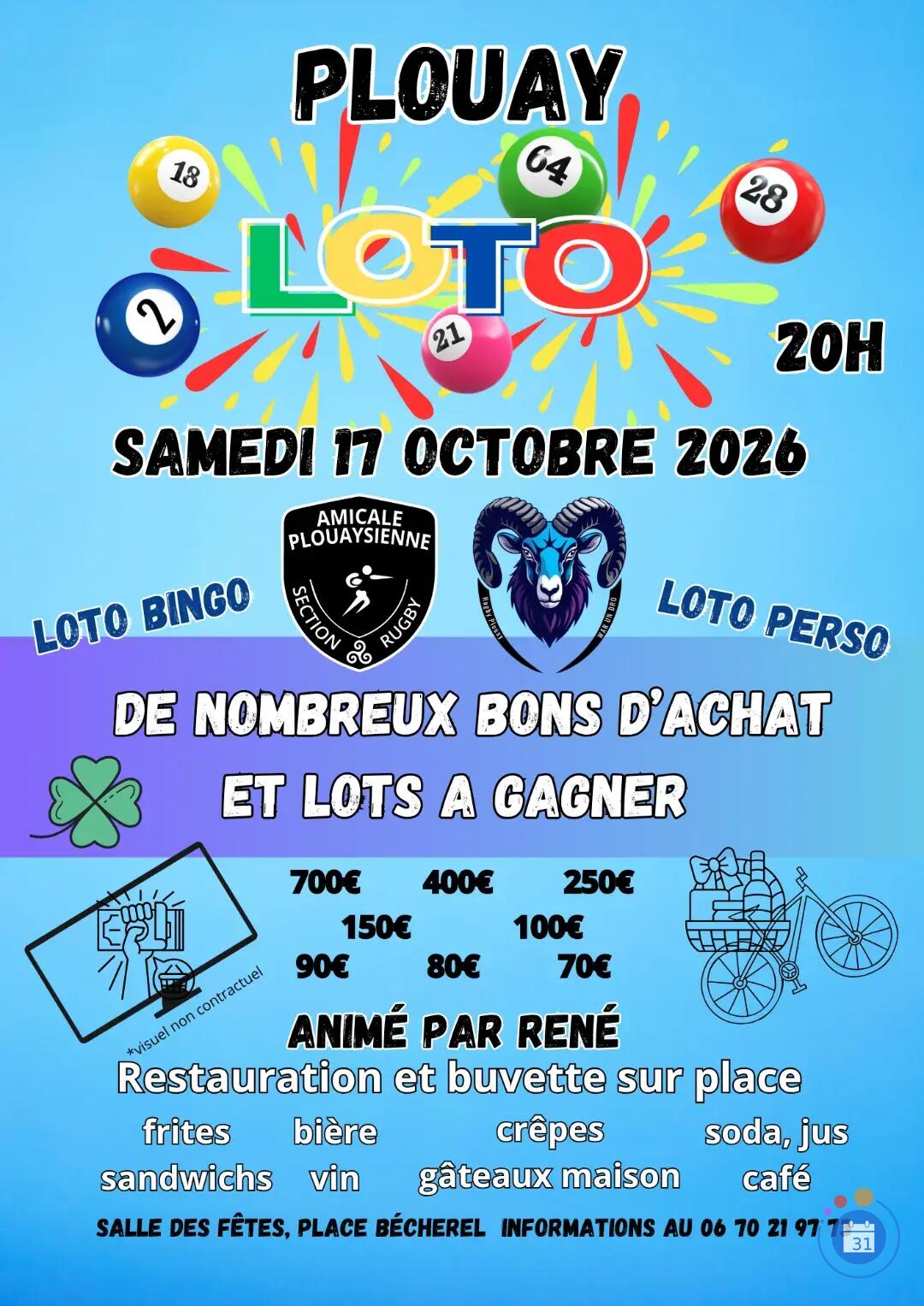 Flyer Super Loto du Rugby