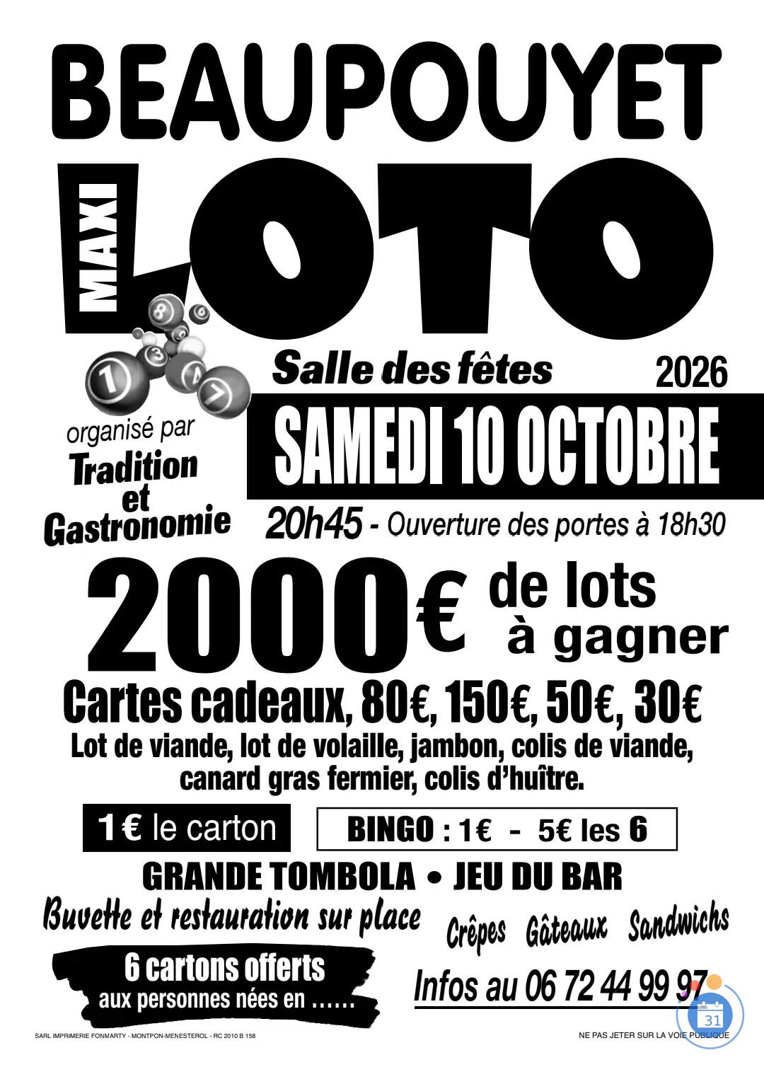Image Maxi loto (photo 1)