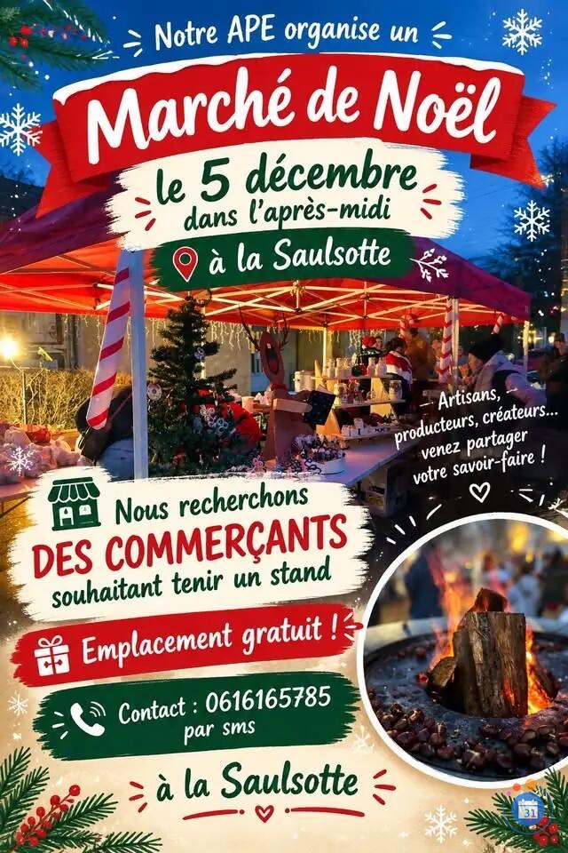 Image Marché de Noël de La Saulsotte (photo 1)
