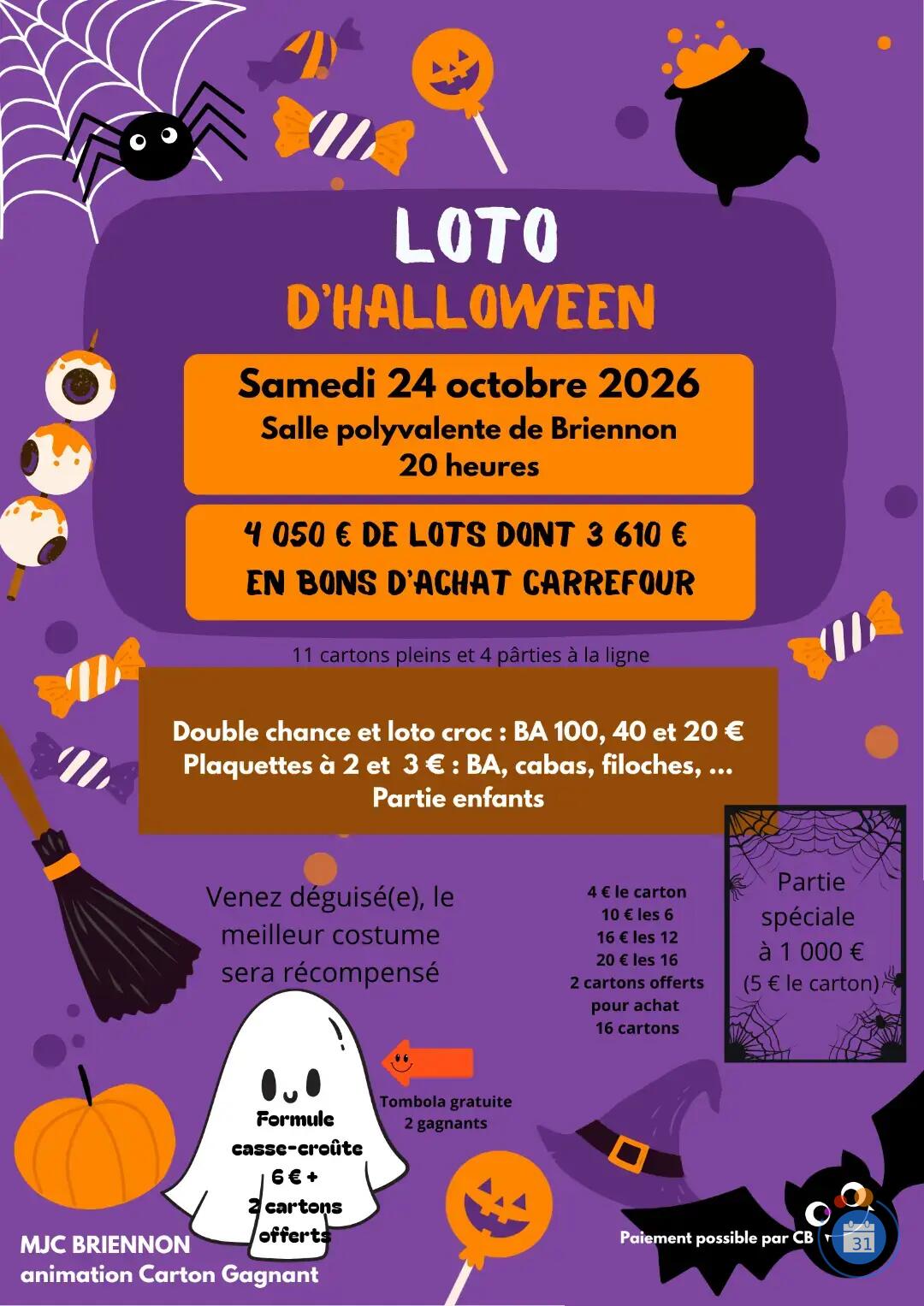 Image LOTO D'HALLOWEEN (photo 1)