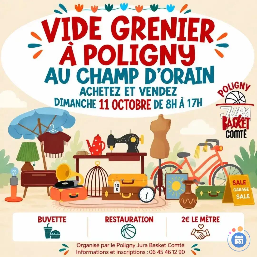 Image Brocante Poligny jura basket comté (photo 1)