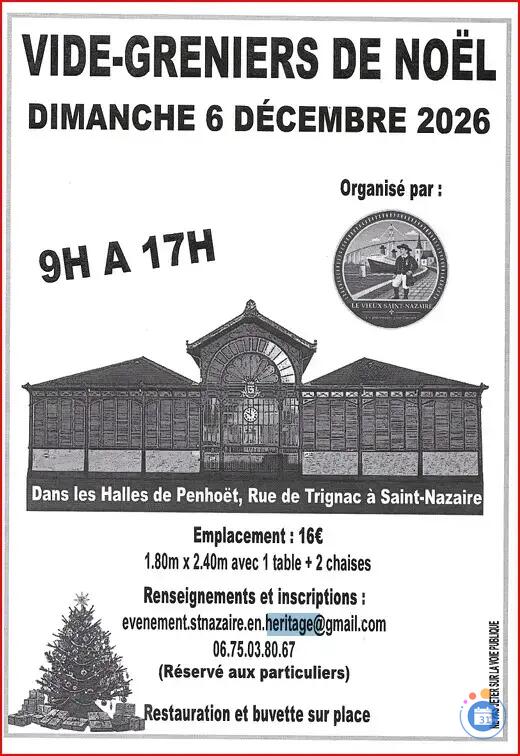 Image VIDE-GRENIER DE NOEL, HALLES DE PENHOET, ST NAZAIRE (photo 1)