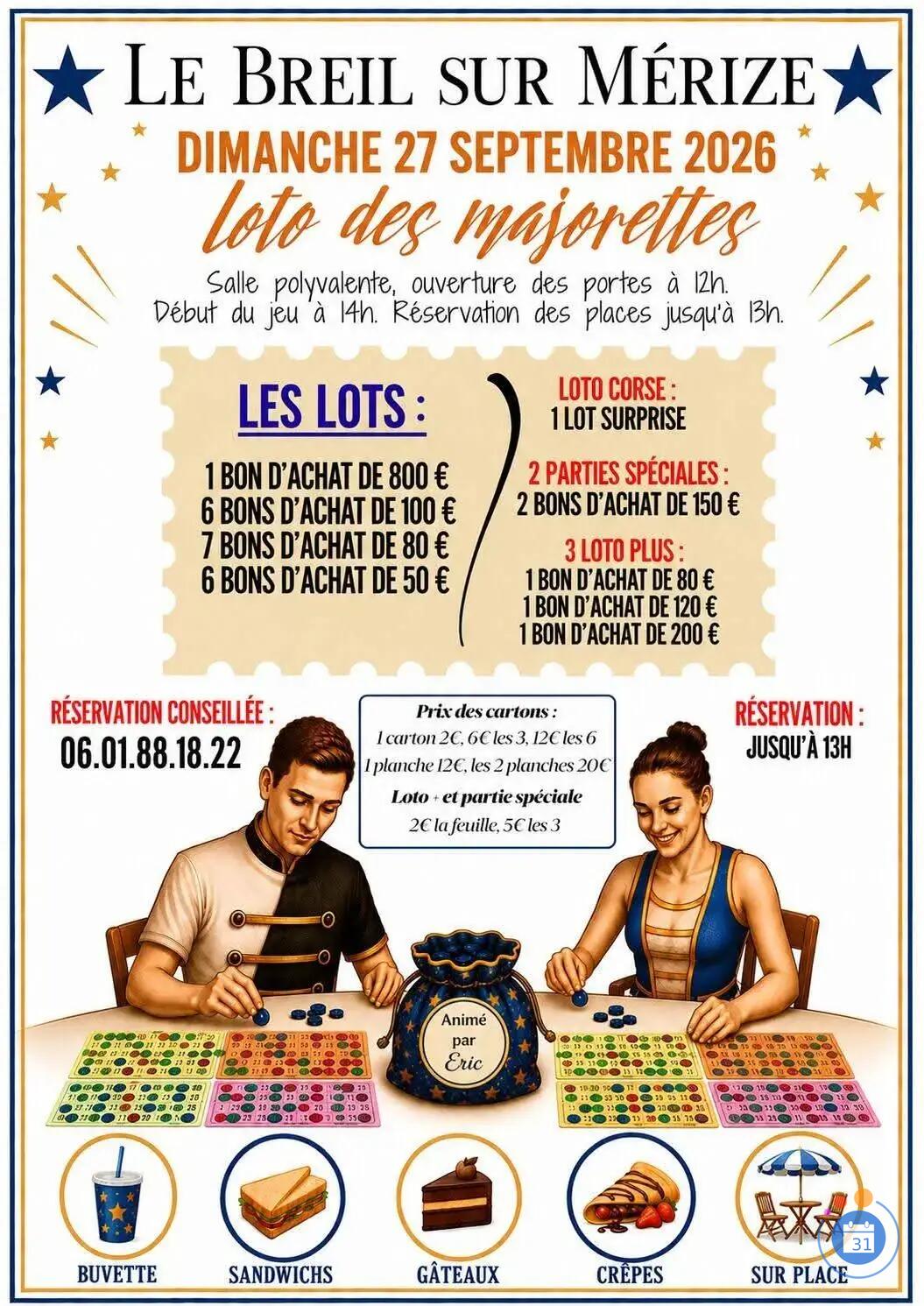 Image Loto des majorettes (photo 1)