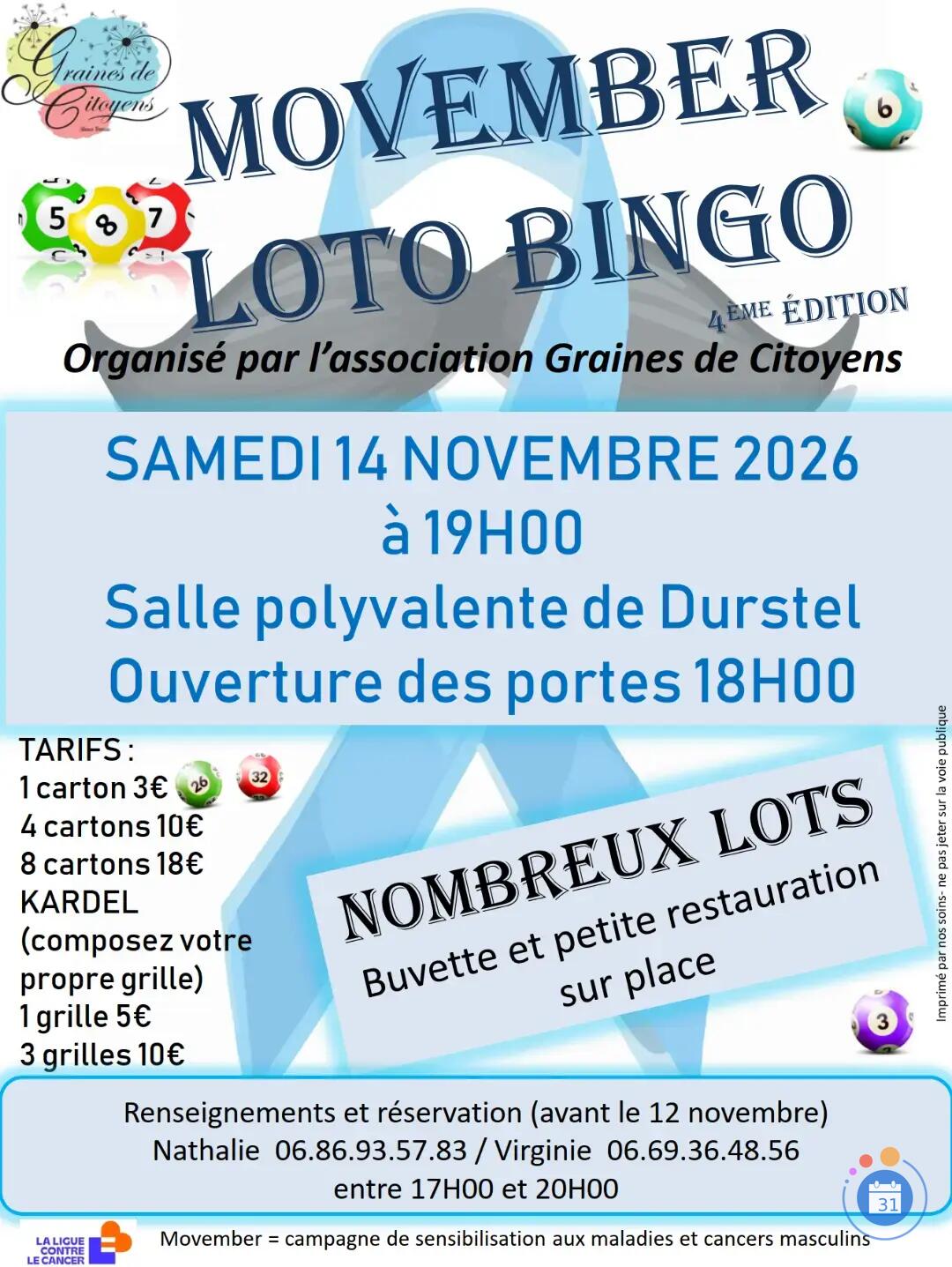 Image MOVEMBER LOTO BINGO (photo 1)