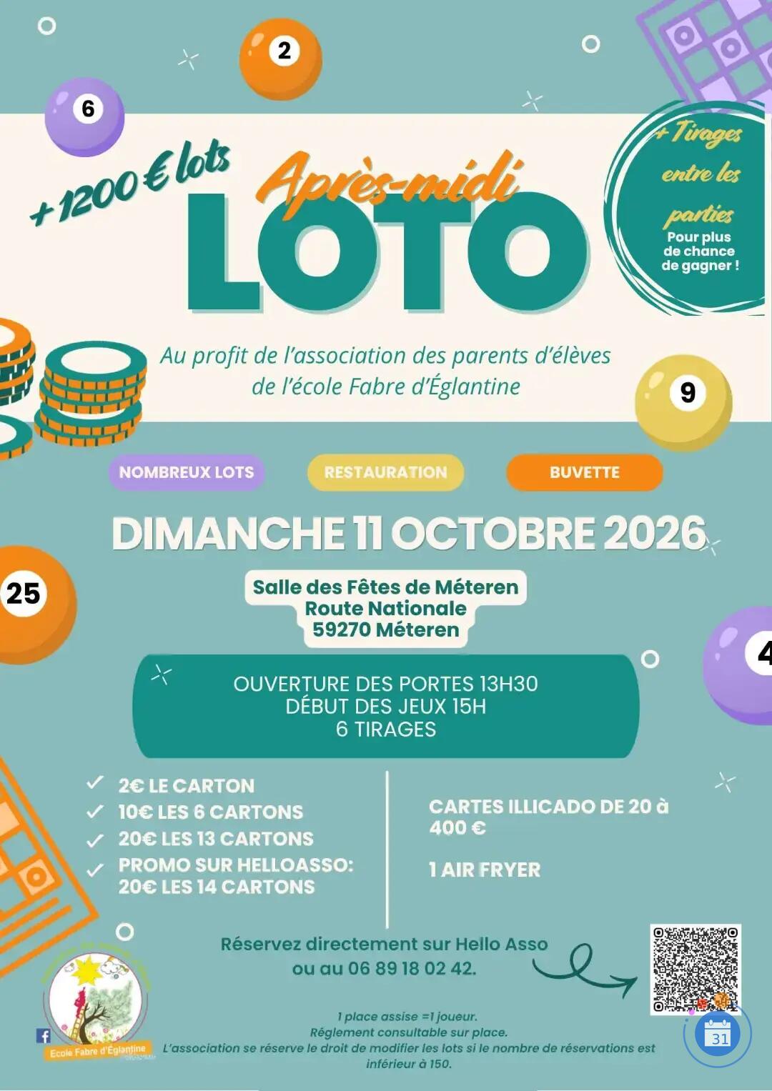 Image Loto organisé par l'APE de l'école Fabre d'eglantine (photo 1)
