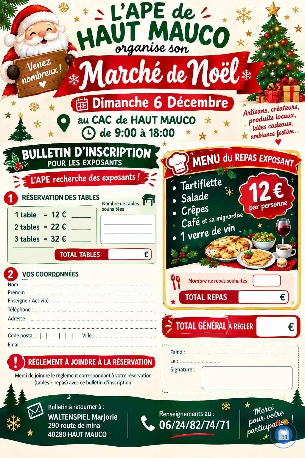 Image Marché de Noël de l'APE (photo 1)