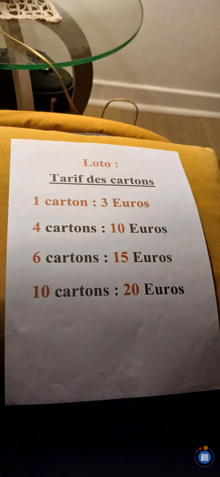 Image Loto des joyeux demezous (photo 2)