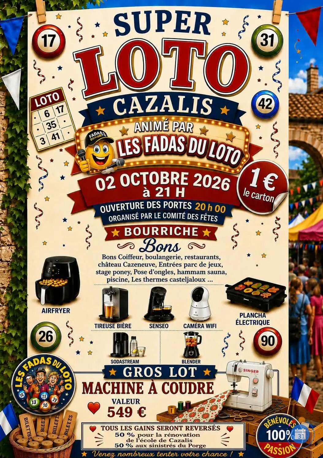 Image Super loto du comité des fêtes (photo 1)