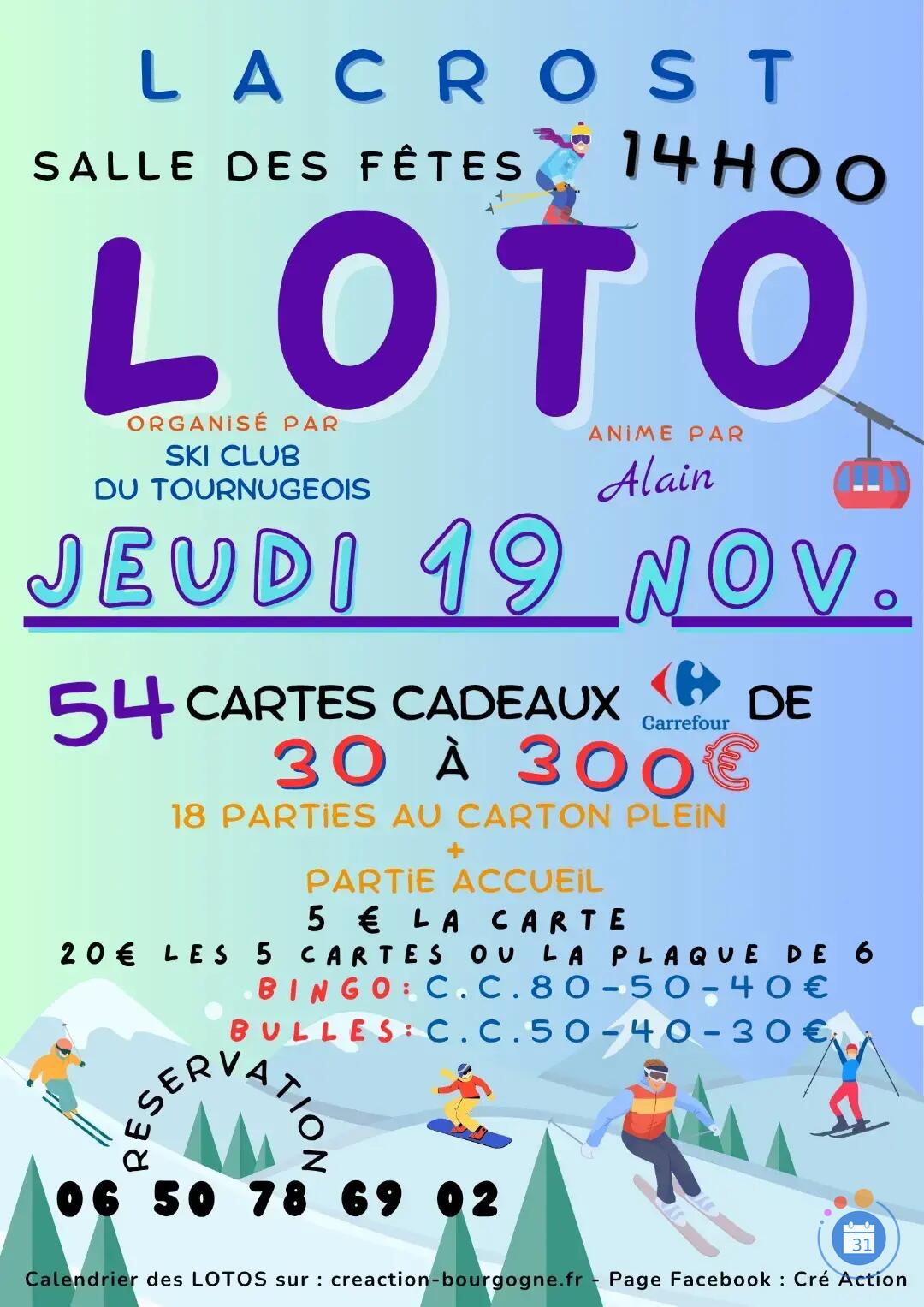 Image Loto SKI CLUB DU TOURNUGEOIS (photo 1)