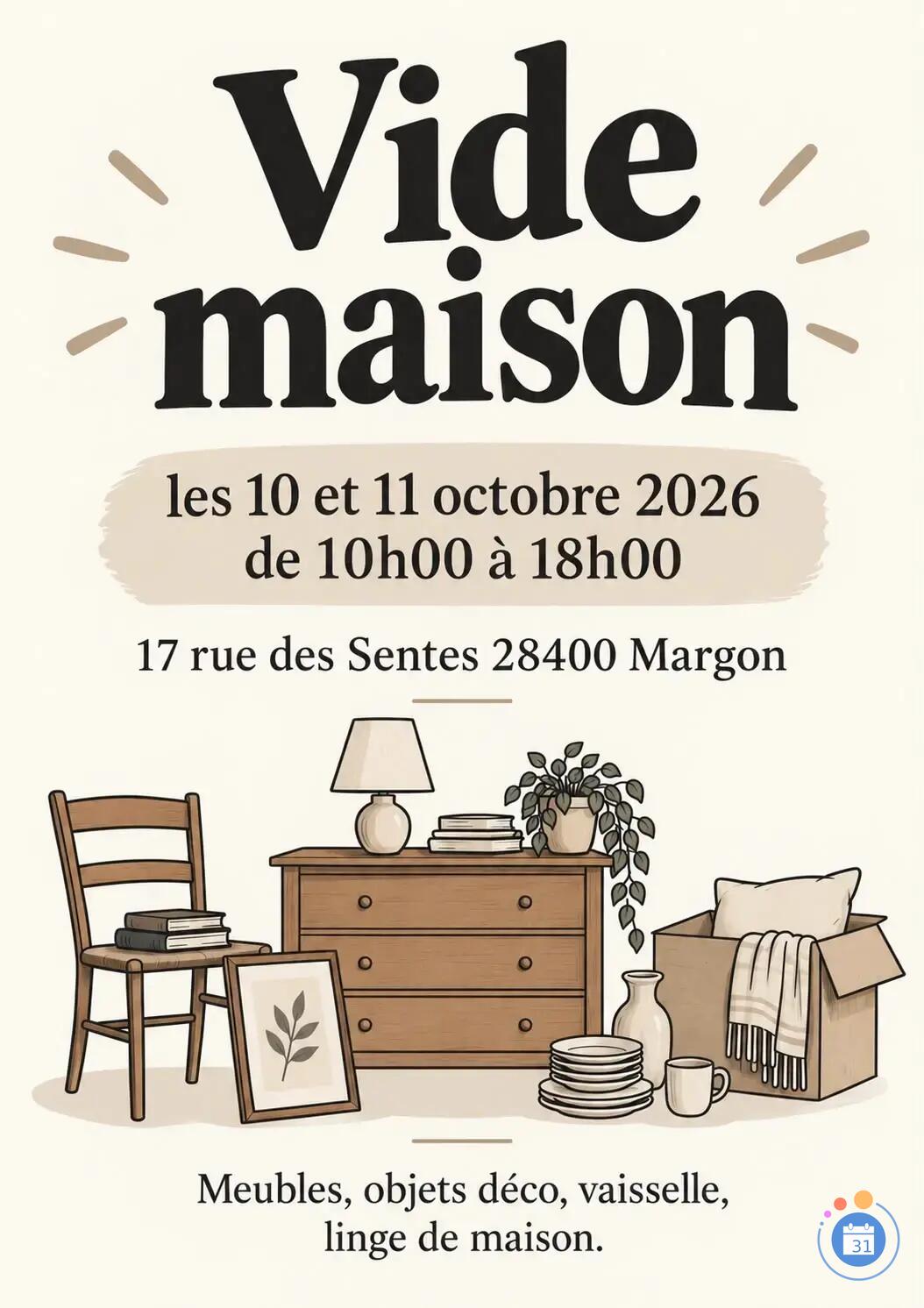 Image Vide maison à ARCISSES (photo 1)