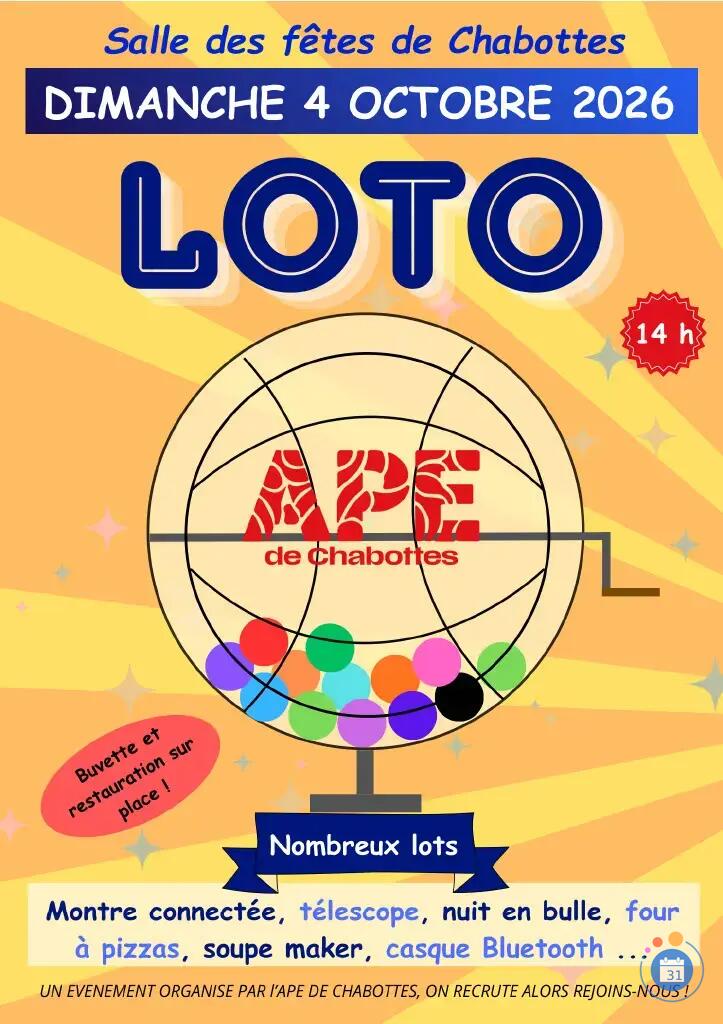 Image Loto de L'APE de Chabottes (photo 1)
