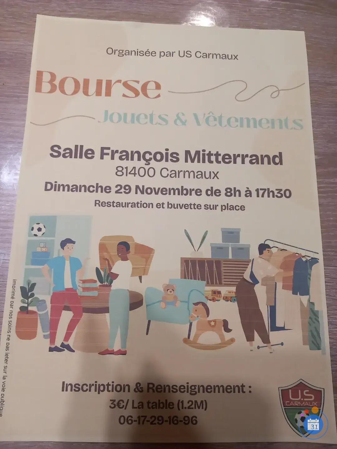 Image Bourse aux jouets vêtements et autres (photo 1)