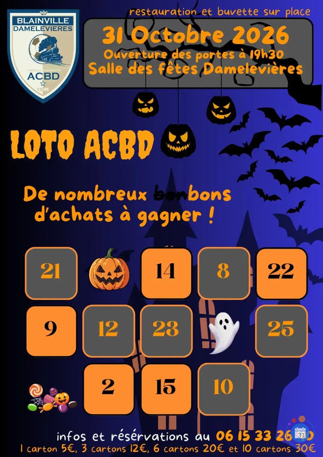 Flyer Loto ACBD Football Club