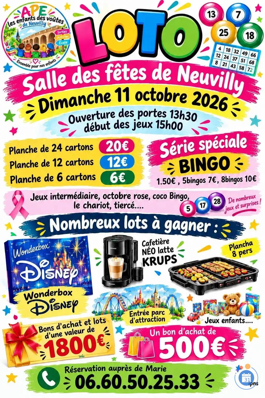 Image Loto de l'A.P.E (photo 1)