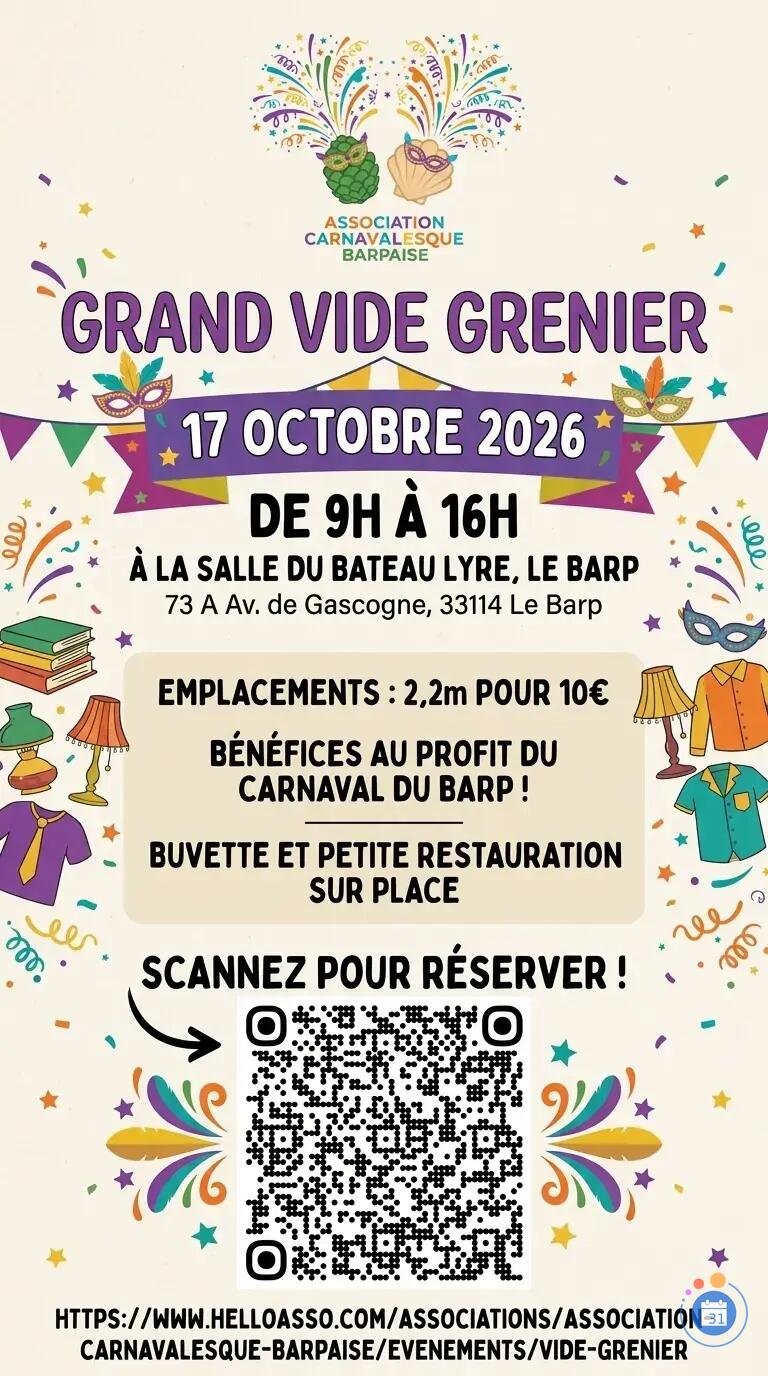 Image Grand Vide Grenier de l'ACB (photo 1)